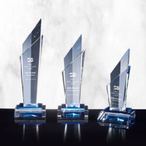 クリスタルトロフィー DIO-2170ブルー DIO-2171グリーン DIO-2172レッド